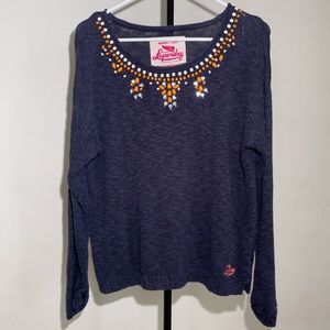 Superdry The Icarus Knit Vintage Blue Women’s Sweater